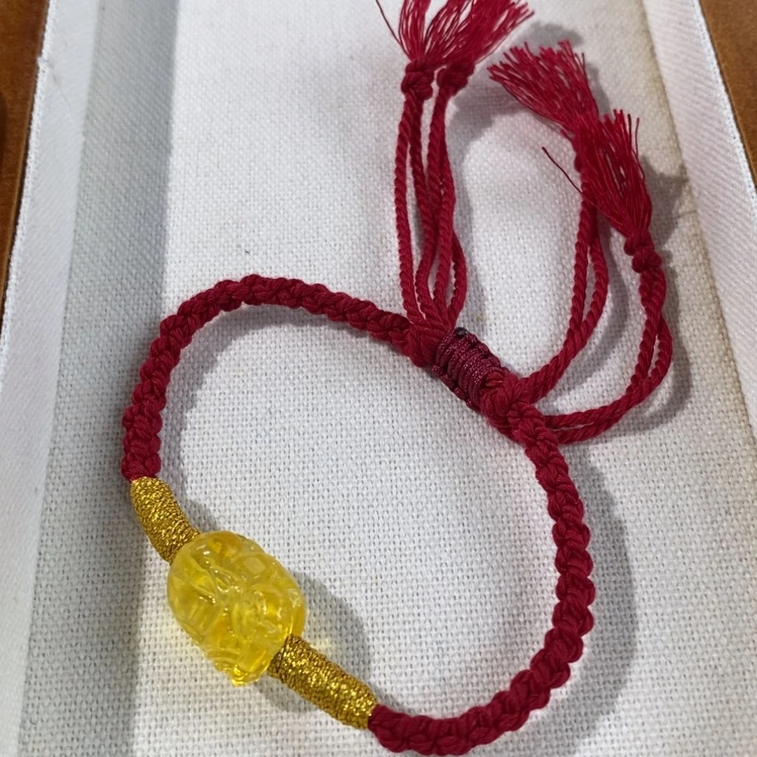 蜜蜡未镶嵌裸石手绳