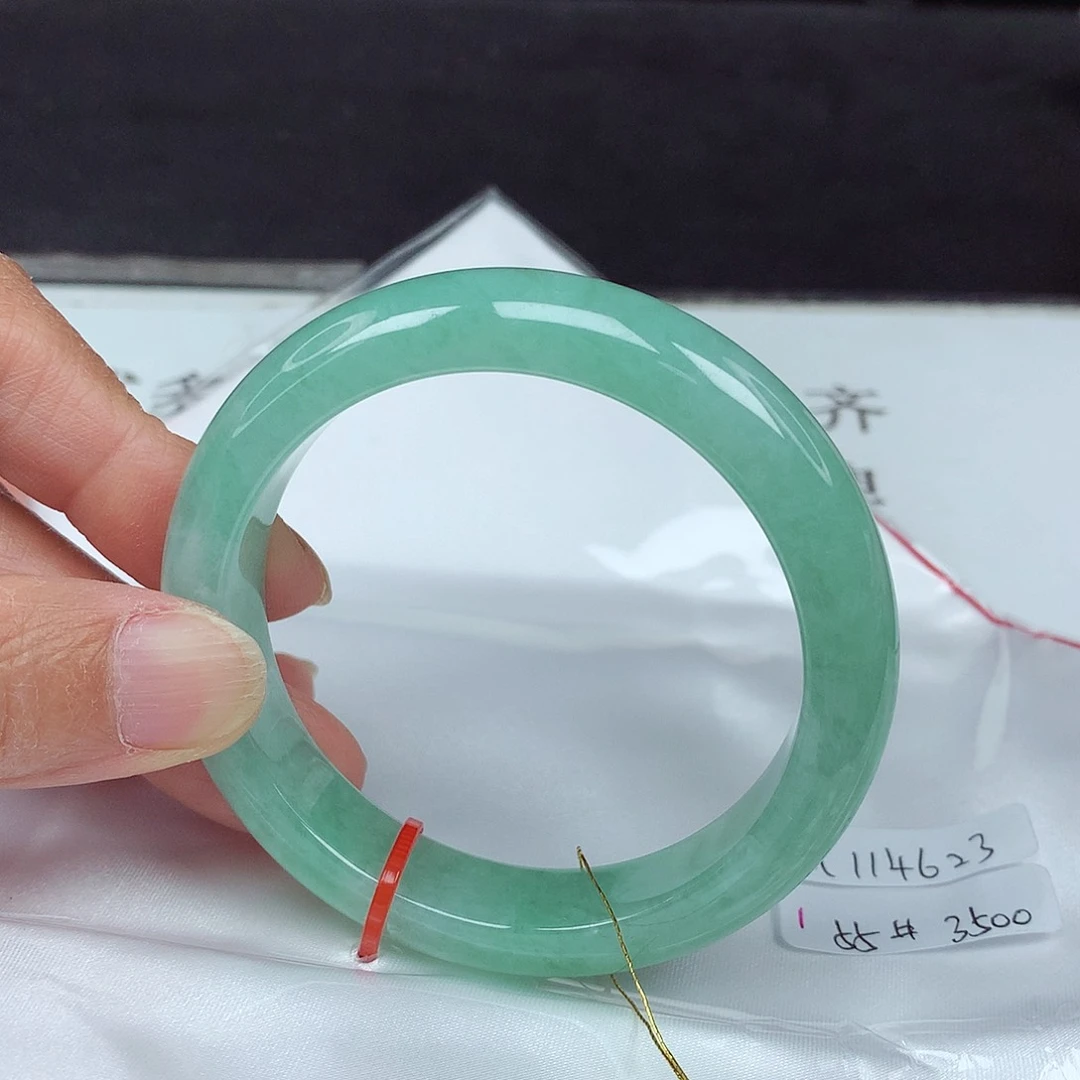 未镶嵌手镯翡翠55圈4623