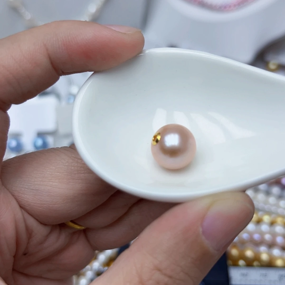 淡水珍珠颈饰银S925镶嵌