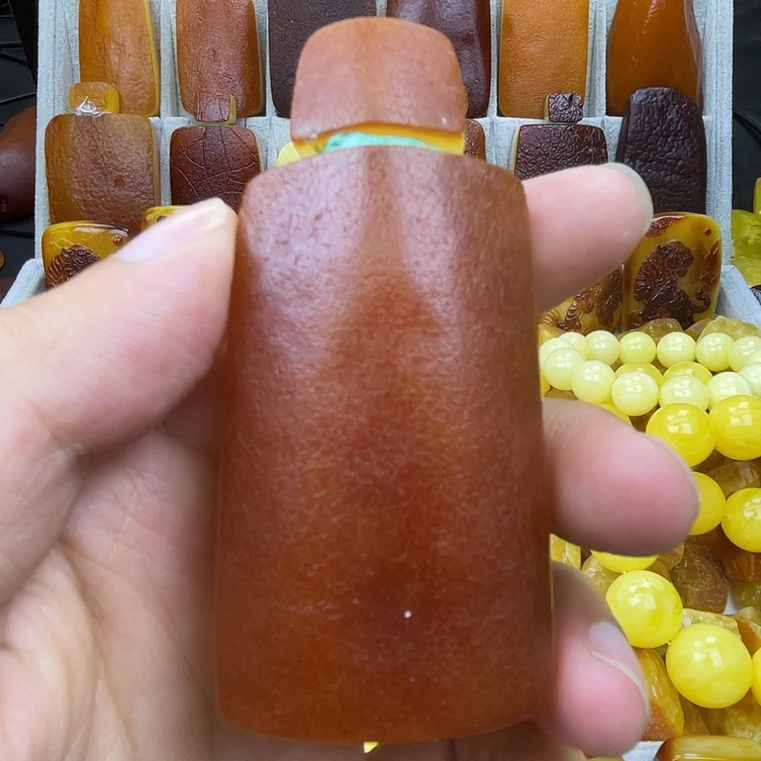 定制蜜蜡未镶嵌手把