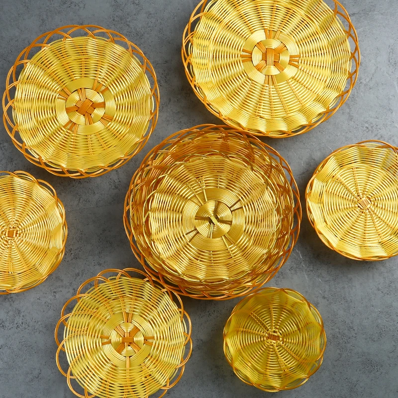 筐酒吧篮KTV盘薯条藤爆米花小吃小吃盘子零食篮油炸水果盘面包