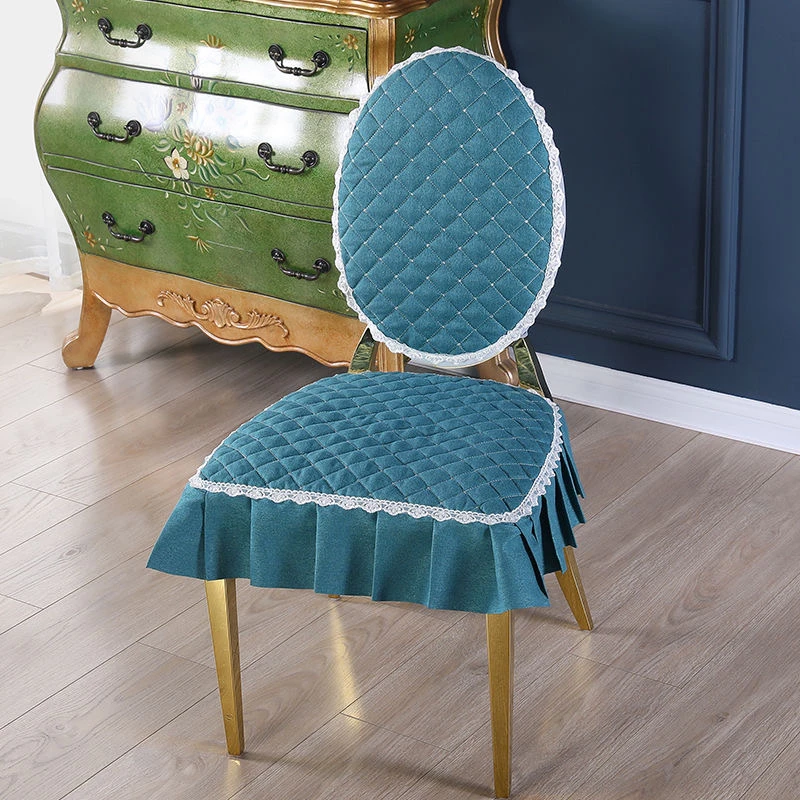 凳子不锈钢家用餐椅轻奢椅垫套金色椅子套罩套罩桌布餐桌套罩现代