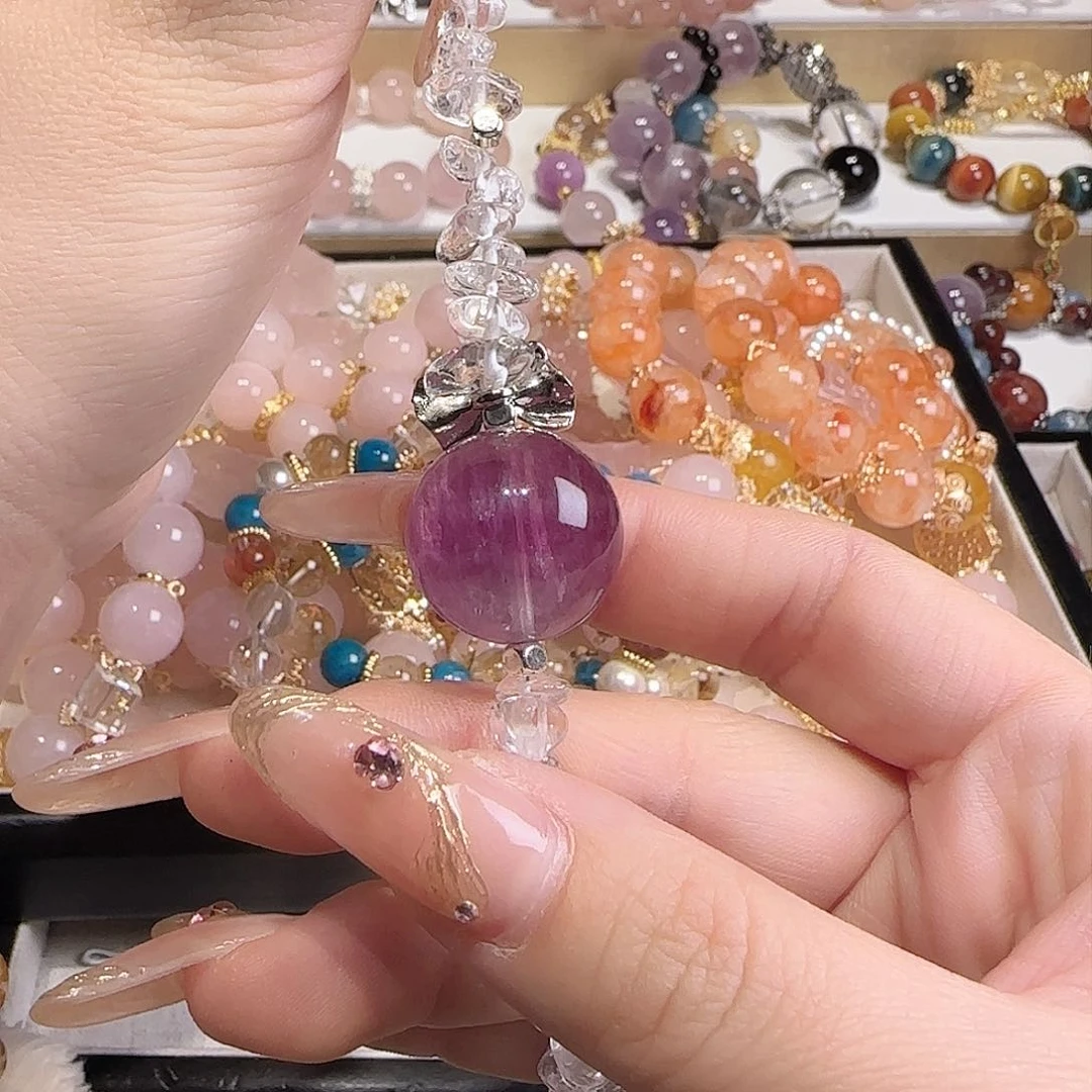 水晶手链未镶嵌吧