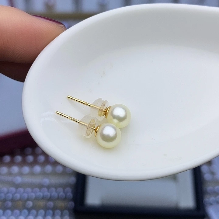 银S925镶嵌海水珍珠颈饰6m左右 干枯玫瑰