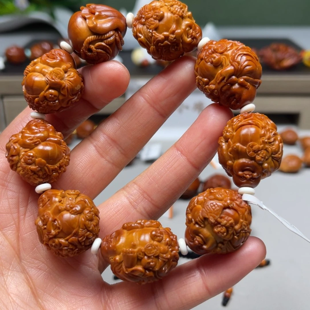 吊坠橄榄核五子弥勒