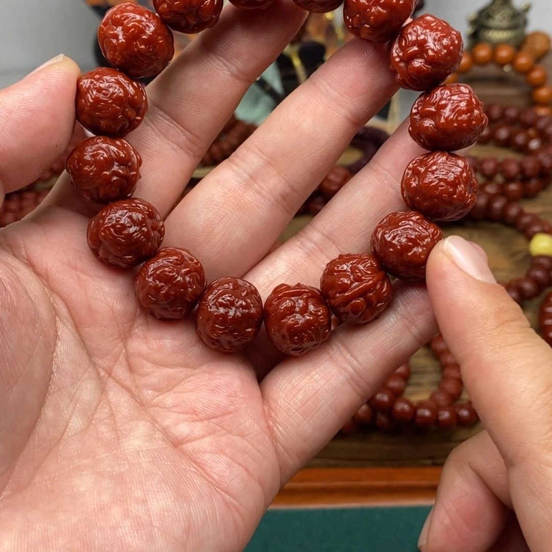 猴头核桃吊坠虾**爸蝉王17