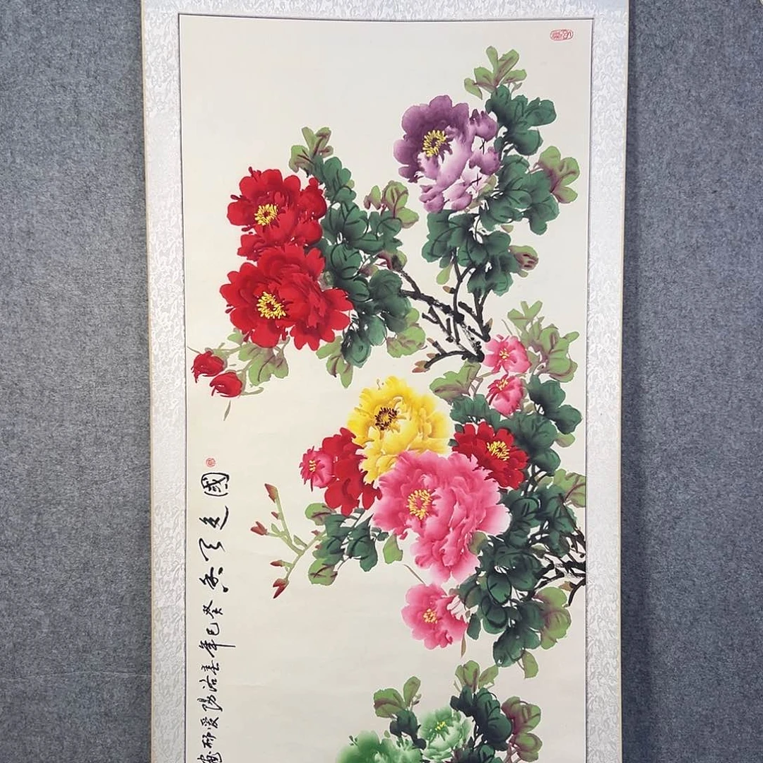 国画805 花鸟在此鸣叫时还要一