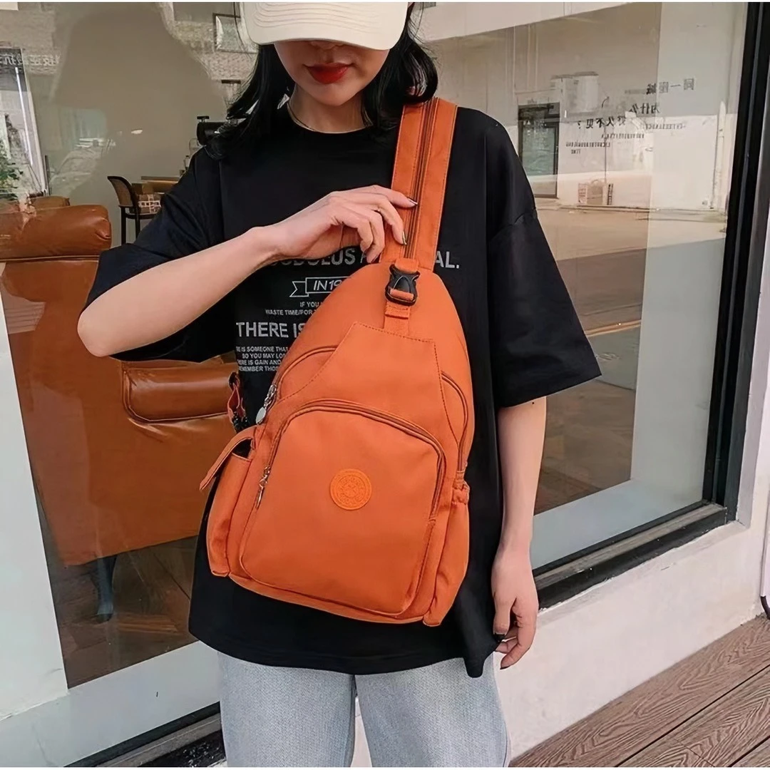 2025休闲潮流一包三背多功能百搭潮胸包尼龙布时尚运动单肩斜挎包