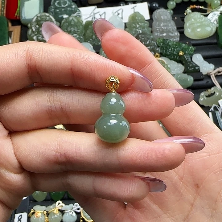 颈饰银S925镶嵌和田玉