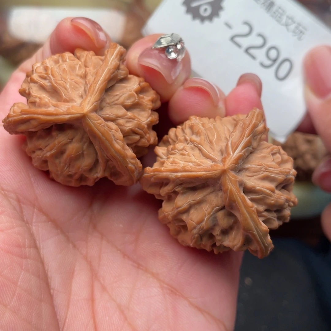 文玩核桃把件37盘山正奔