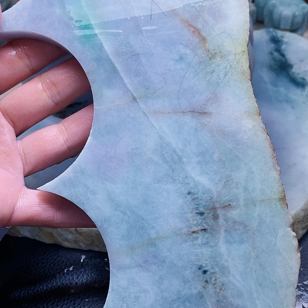 翡翠未镶嵌颈饰888