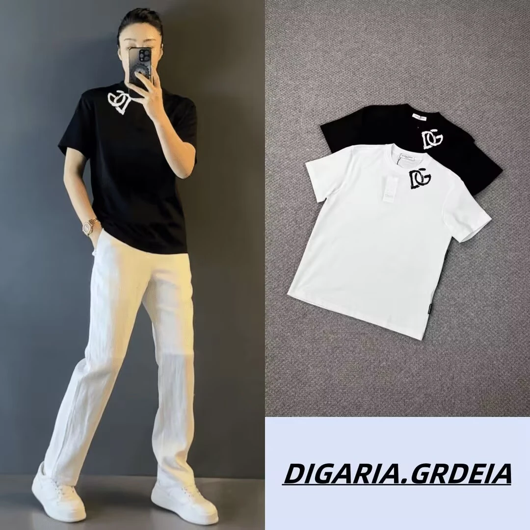 男装短袖t恤夏季新款时尚潮牌字母印花简约休闲百搭半袖体恤上衣