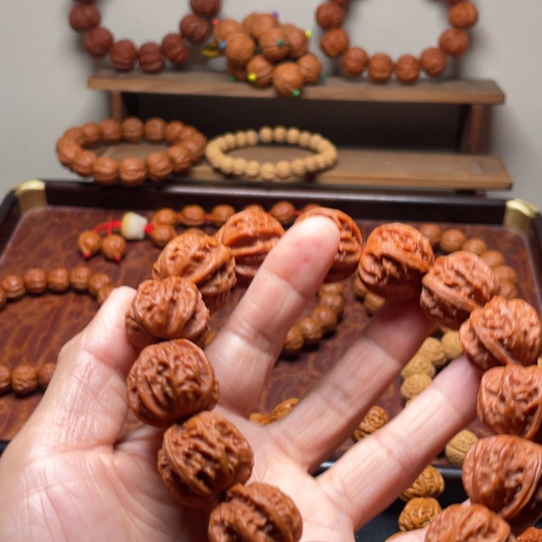 封***桃核吊坠野生核桃手串