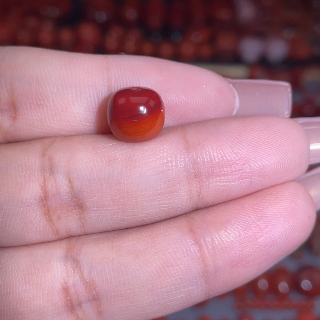 南红玛瑙未镶嵌瓦西老型卡10