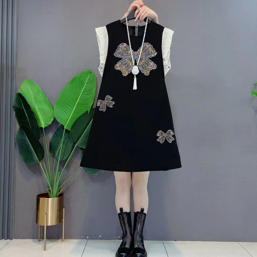 法式高端气质连衣裙2025夏季新款无袖背心裙子小香风高级感连衣裙