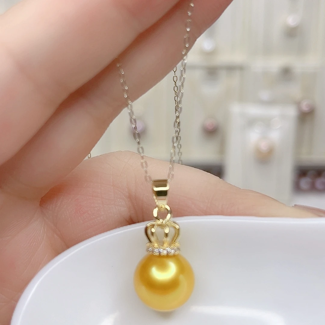 合金淡水珍珠吊坠(赠链)