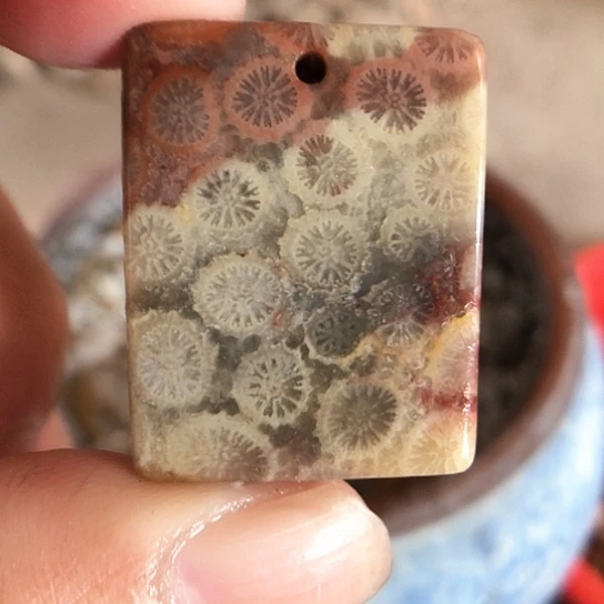 硅化玉吊坠未镶嵌