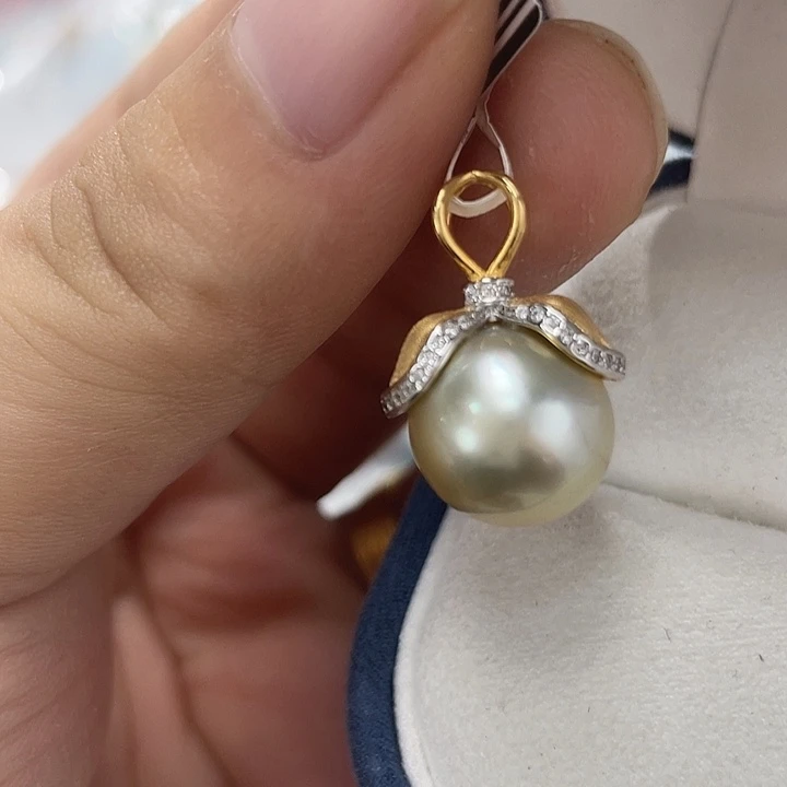 颈饰海水珍珠银S925镶嵌