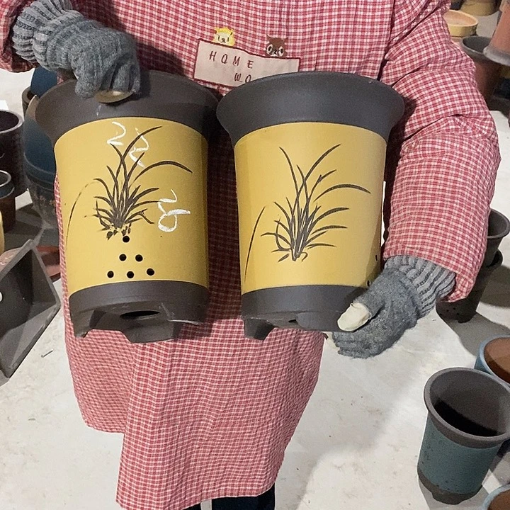 紫砂花盆紫砂花盆