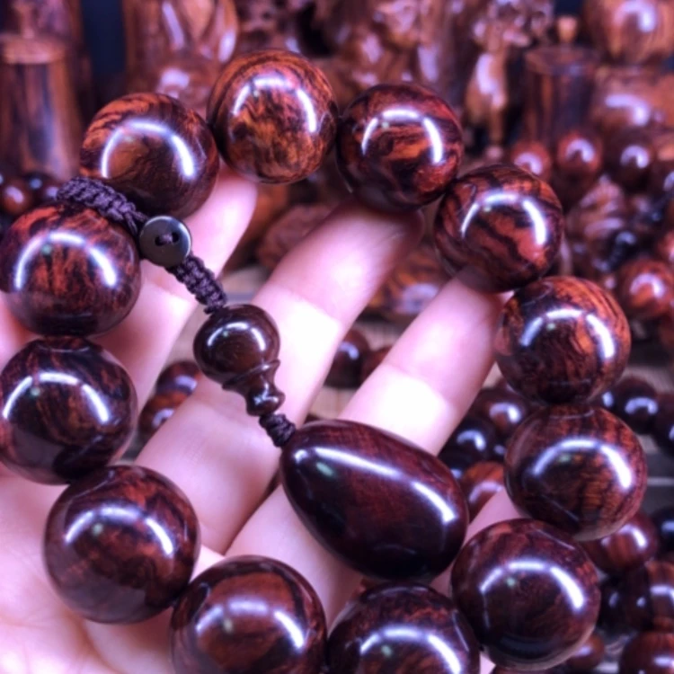 【闪购商品】黄花梨/降香黄檀手串/手链陪**数