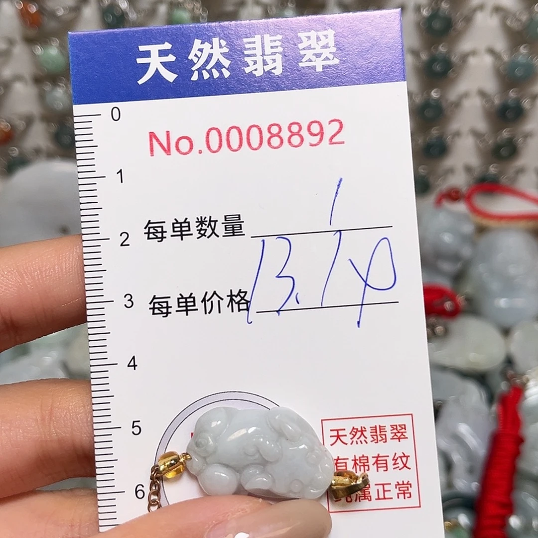 翡翠未镶嵌颈饰貔貅