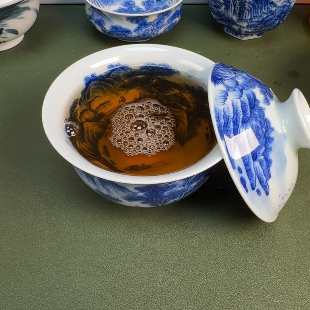 陶瓷景德镇纯手绘茶具圆圆270