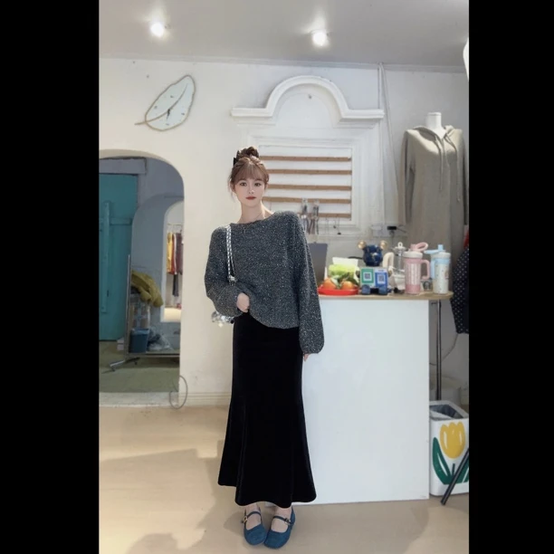 拾一 闪耀星辰 亮片大女主毛衣