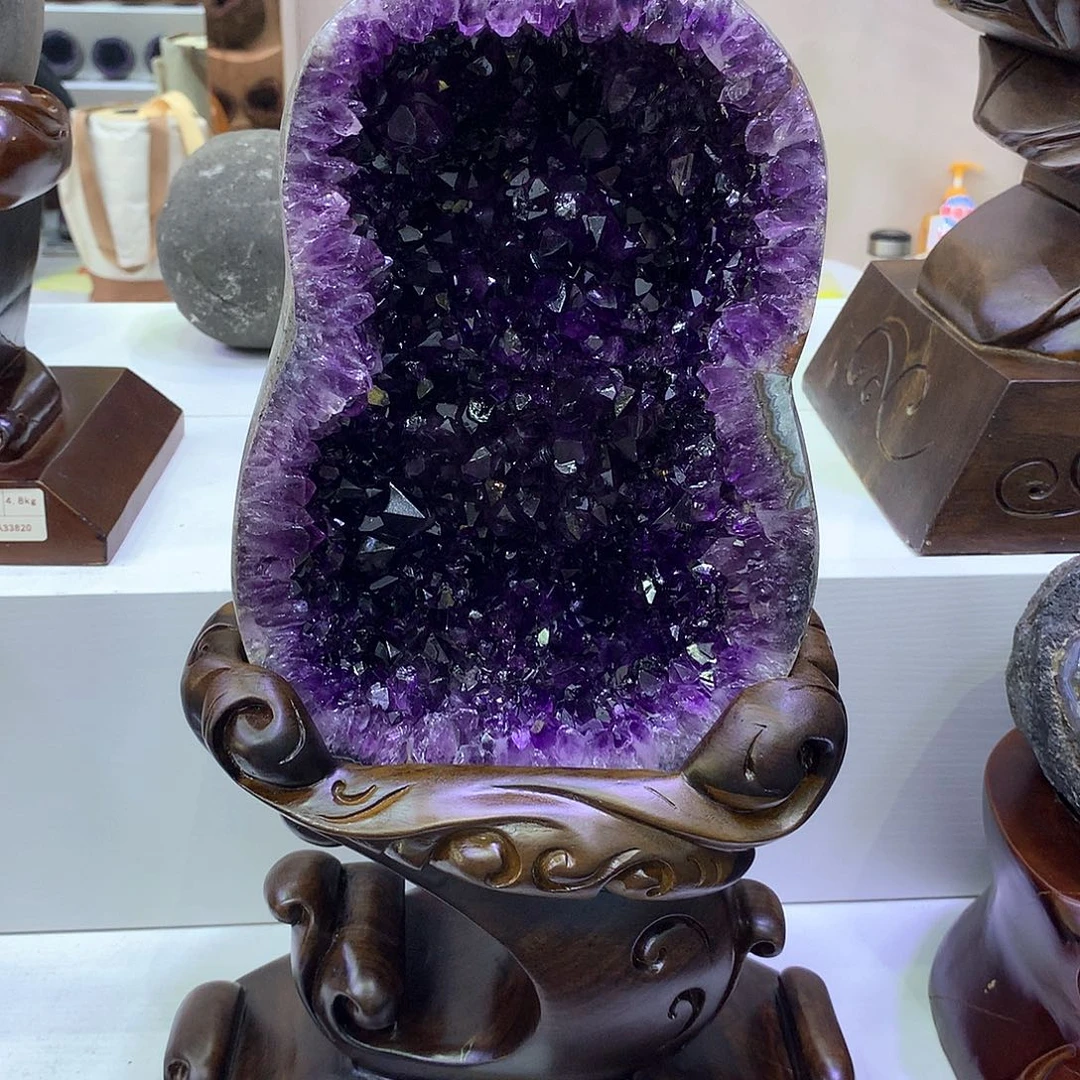紫晶大型摆件（非配饰）未镶嵌