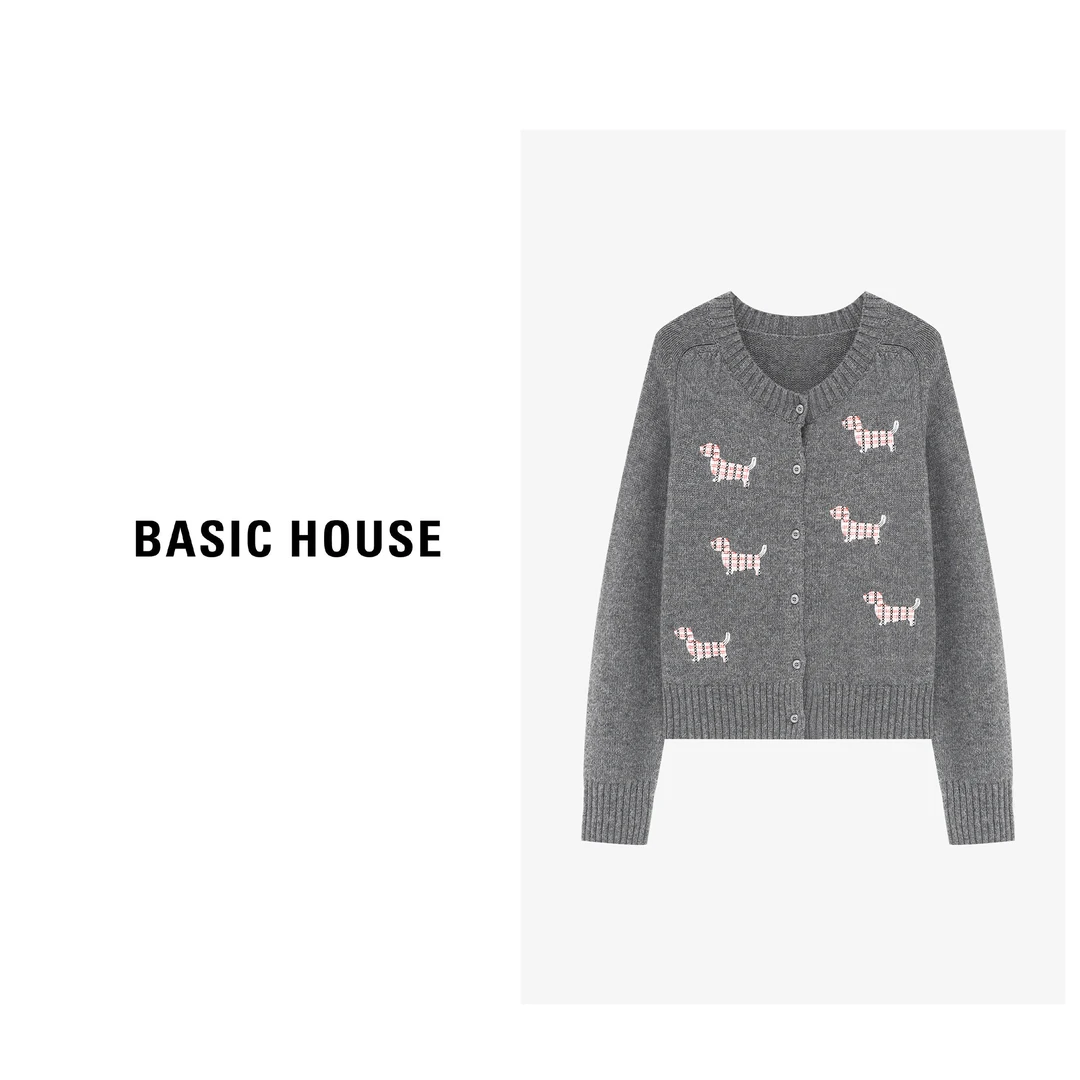 【赵老板专享】Basic House/百家好宽松舒适女生毛衣B06245A2202