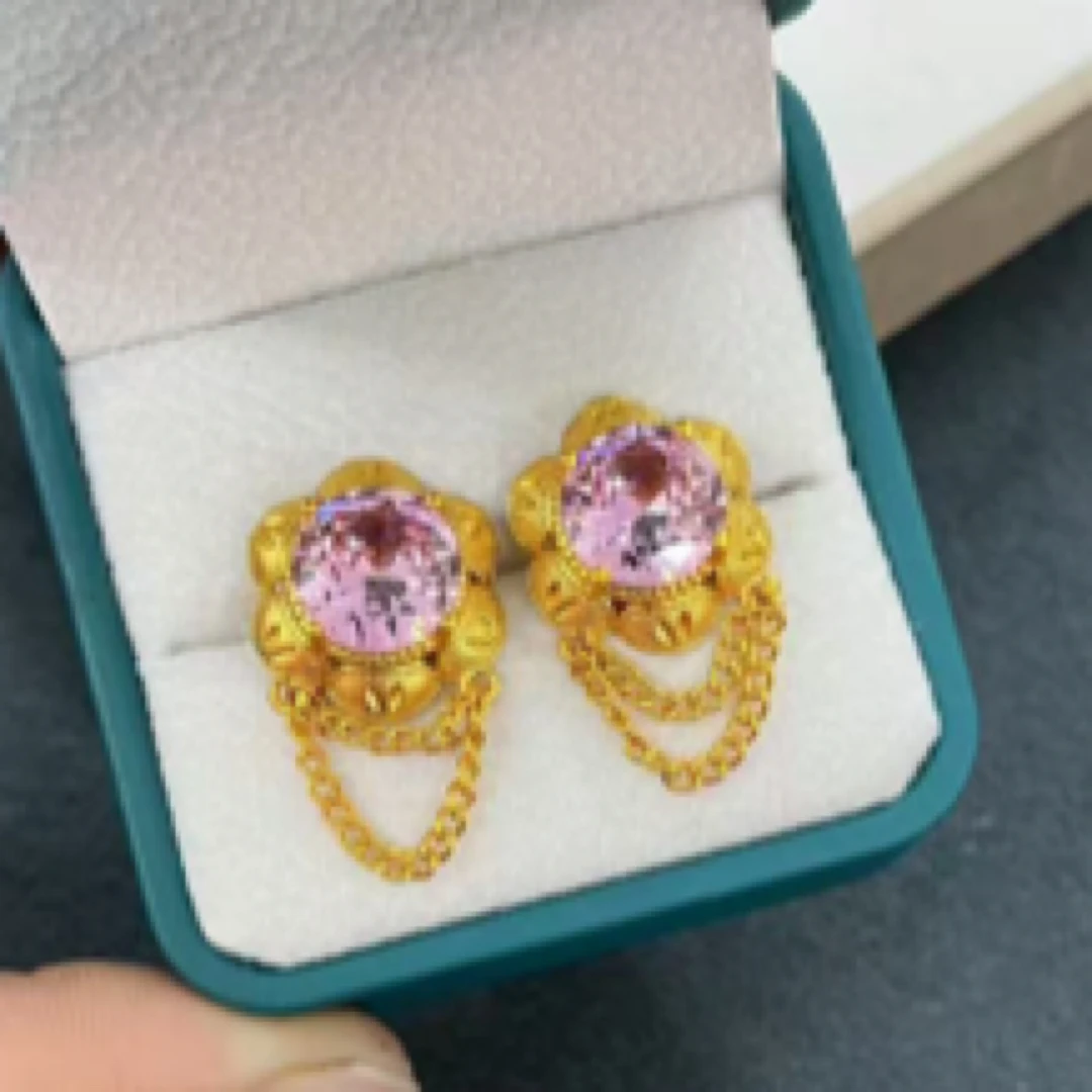 铜合金耳饰 新款耳钉简单干净