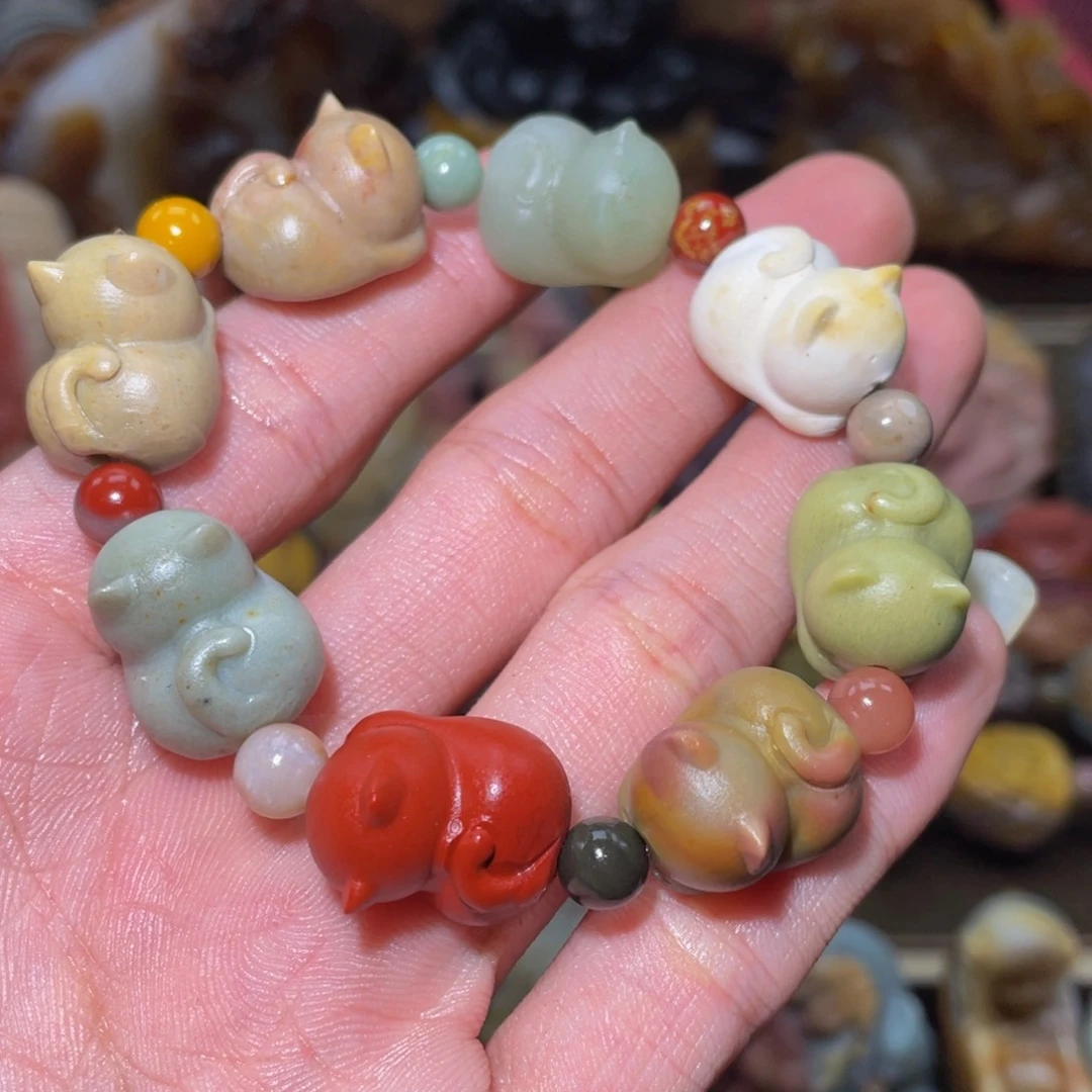 未镶嵌手串石英质玉