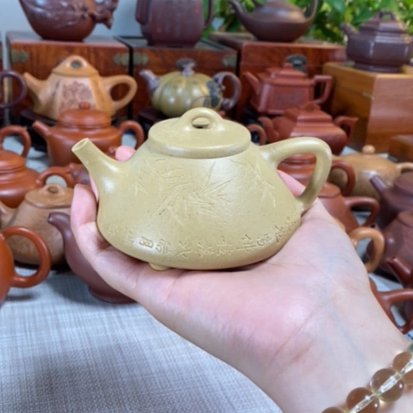 【闪购商品】茶壶紫砂子冶石瓢180毫升