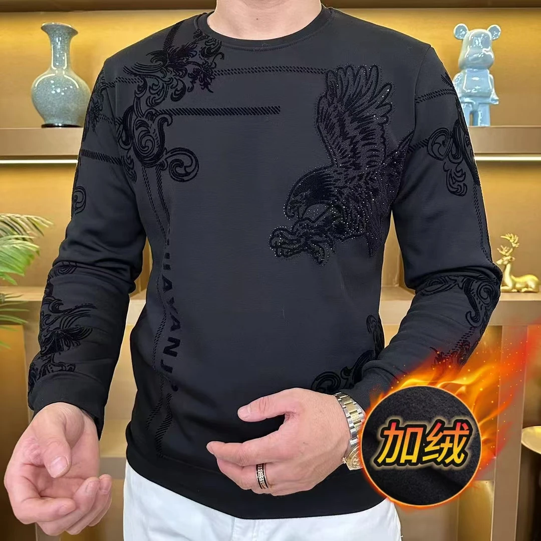 6699欧货植绒新款卫衣高档大气上档次