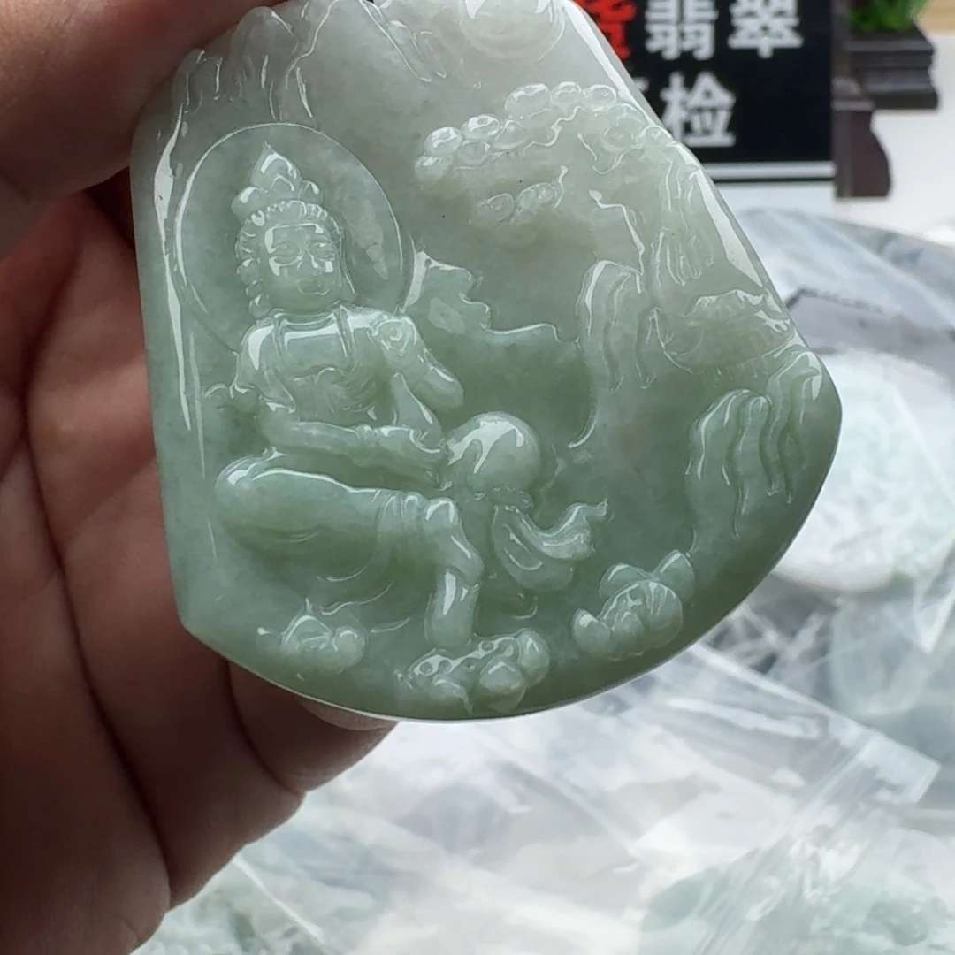 颈饰未镶嵌翡翠天然缅甸A货翡翠