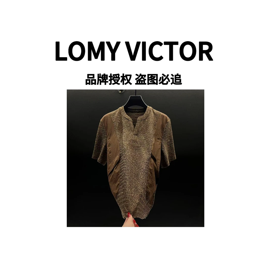LOMY VICTOR欧洲站顶奢夏季新品T恤上衣NZN1416