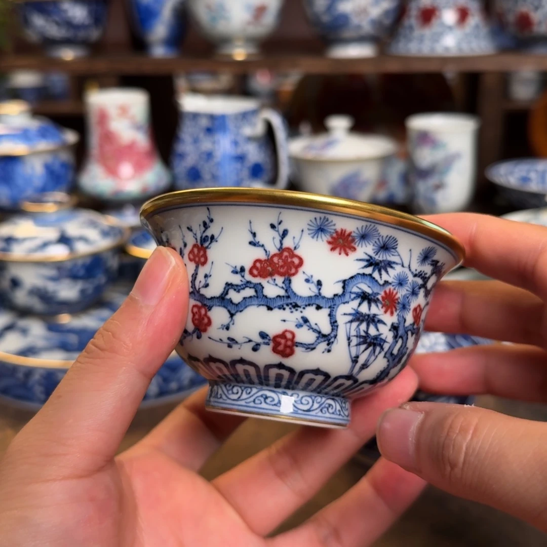 怪***兽纯手工手绘陶瓷茶具