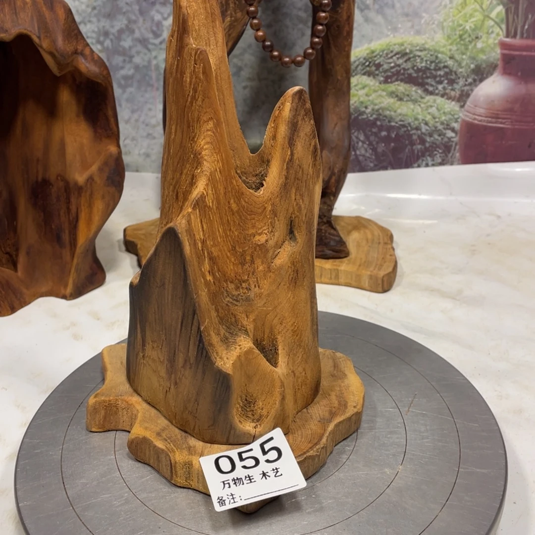 2***4木清凉薄荷药香味随形摆件，土埋老料自然香韵造型独特