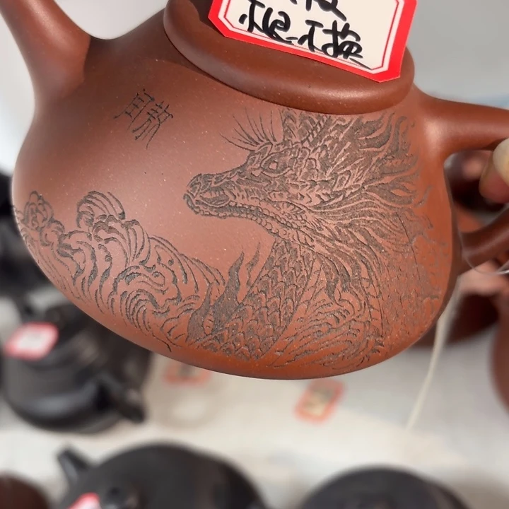 茶壶紫砂优秀！宜兴原矿底槽青西海