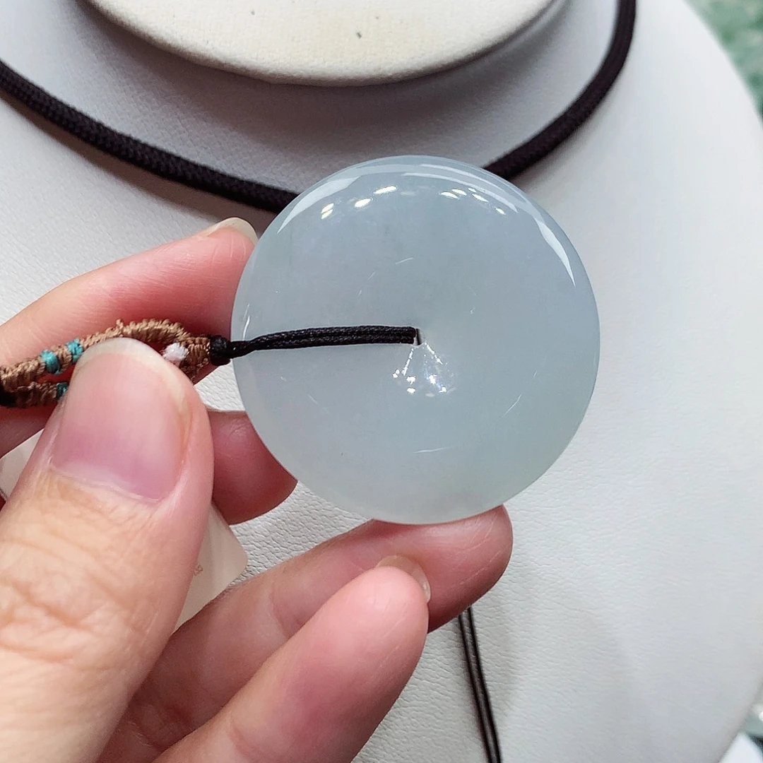 颈饰未镶嵌翡翠编号6，34.7/5.1