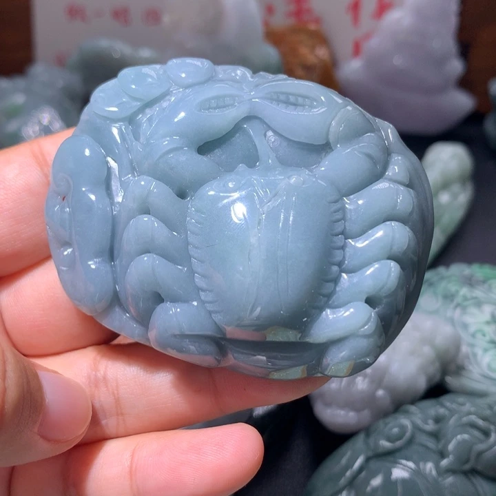 翡翠未镶嵌颈饰保真天然A货翡翠