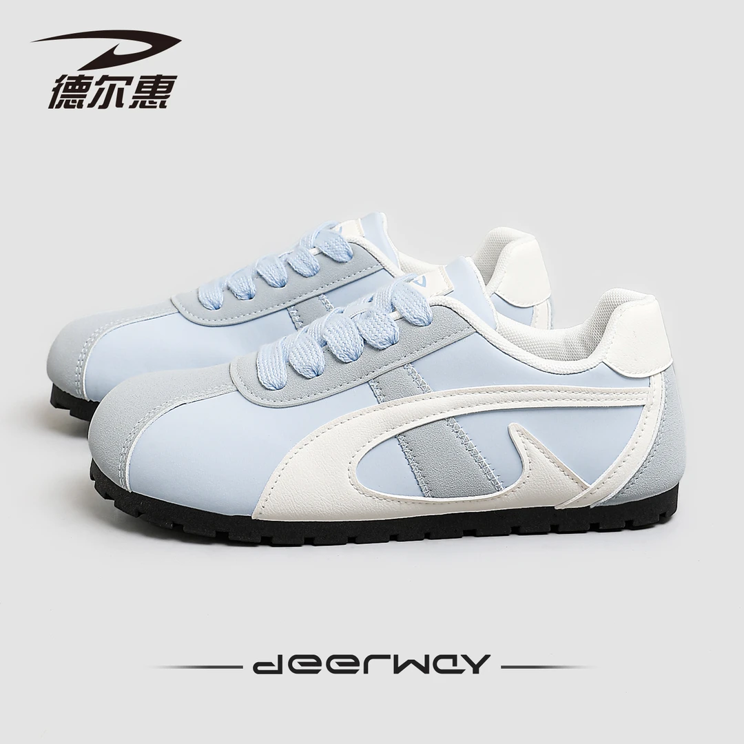 德尔惠欧若风平底潮流小众鞋女鞋2025春季新款百搭休闲潮流水果鞋