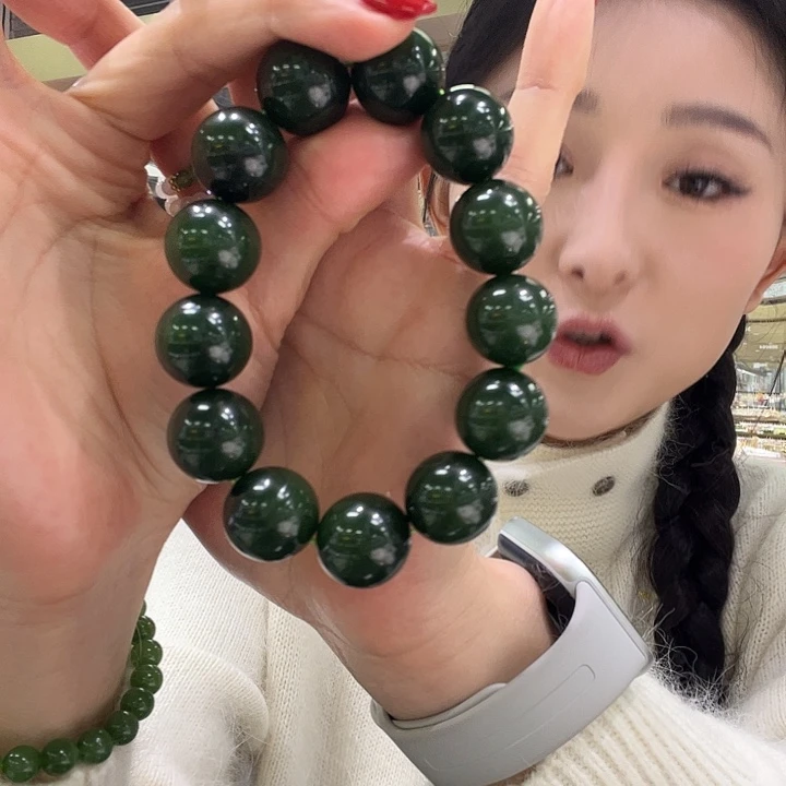 和田玉未镶嵌手链