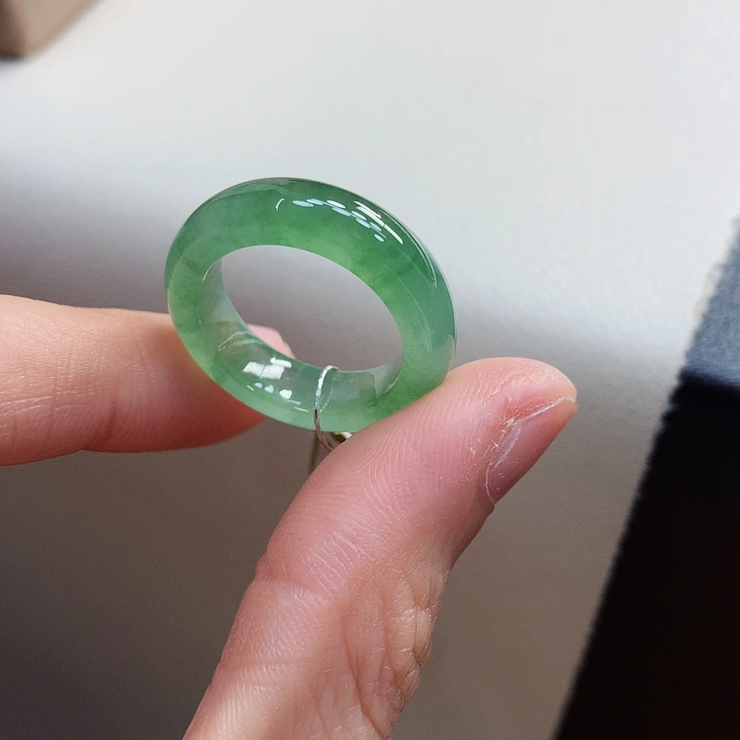 翡翠戒指未镶嵌15号