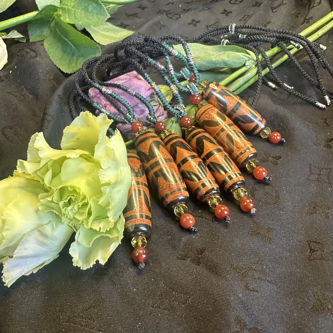 【玉合缘】藏式玛瑙毛衣颈式链-多样性发一 7630