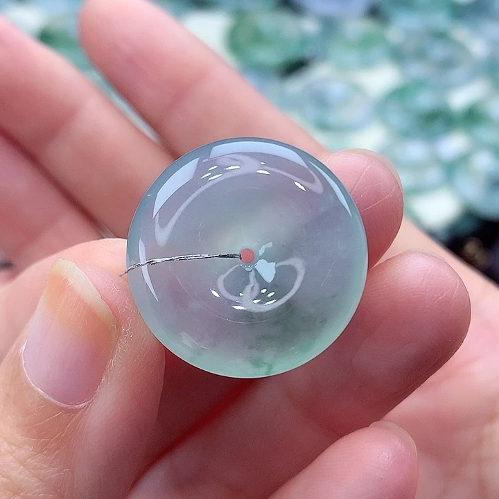 颈饰未镶嵌翡翠编号84-尺寸22/6