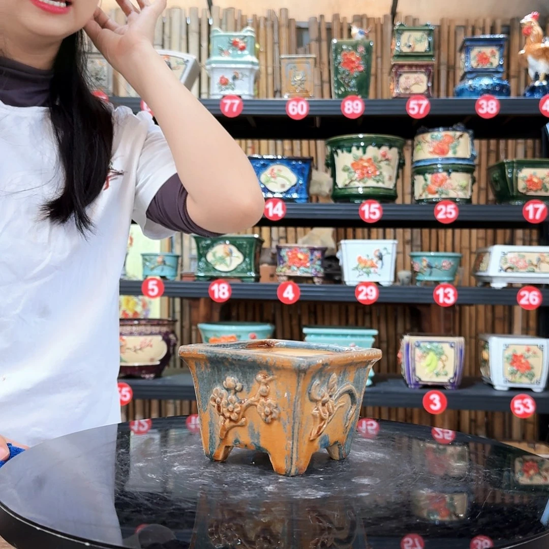 621石湾瑕疵窑变随机外口10内深6