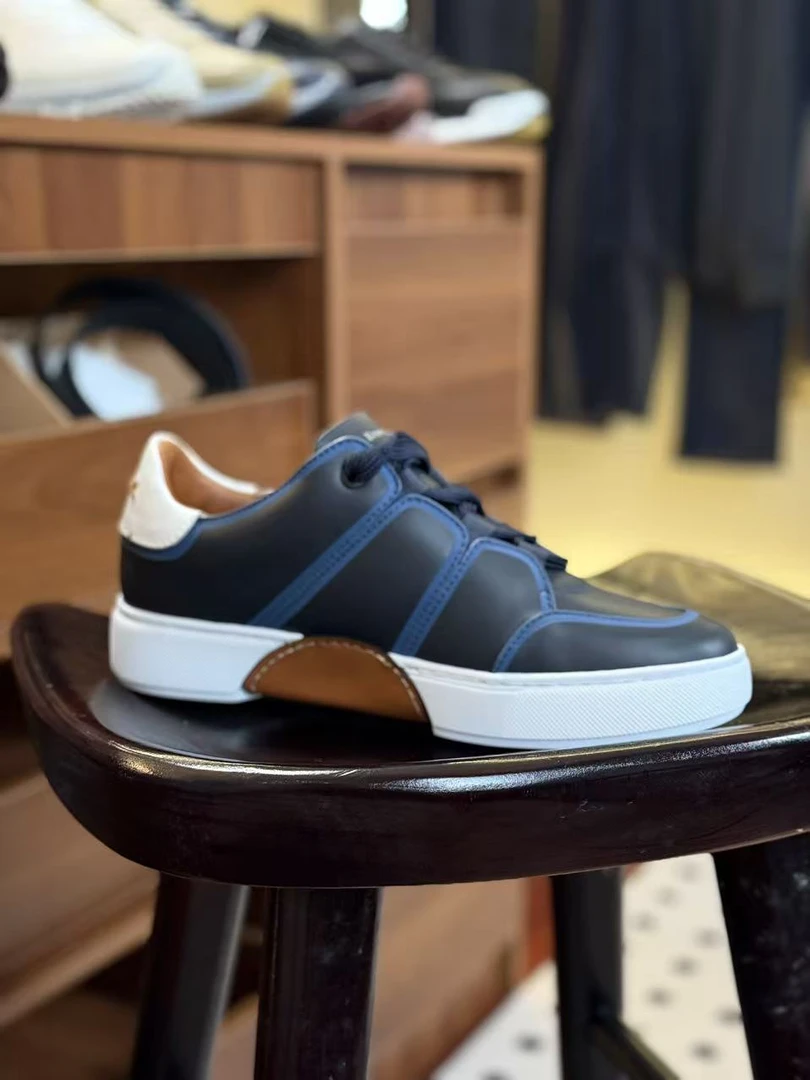 奢华休闲鞋镭射男款时尚男士