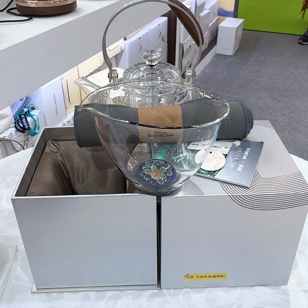 花语.天语茶海/透明+茶巾