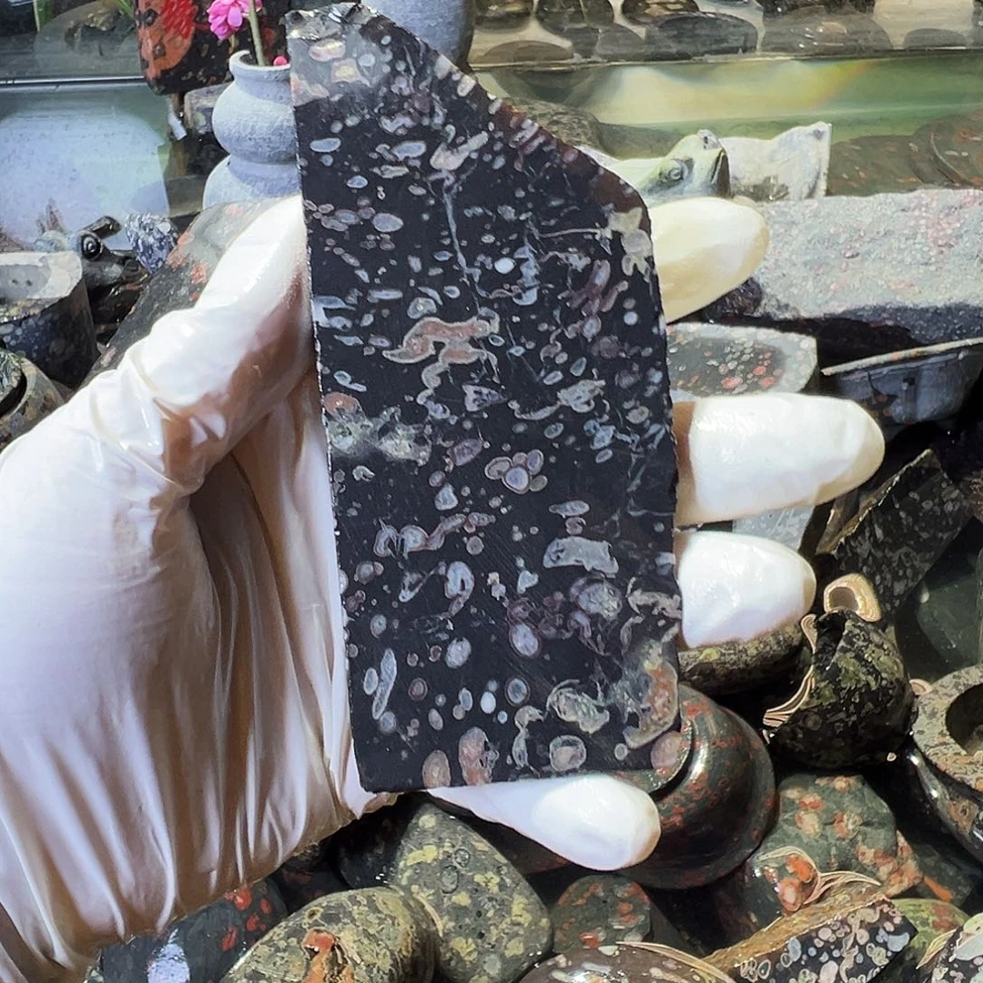 梅花玉鱼缸石茶周边微瑕不退不换