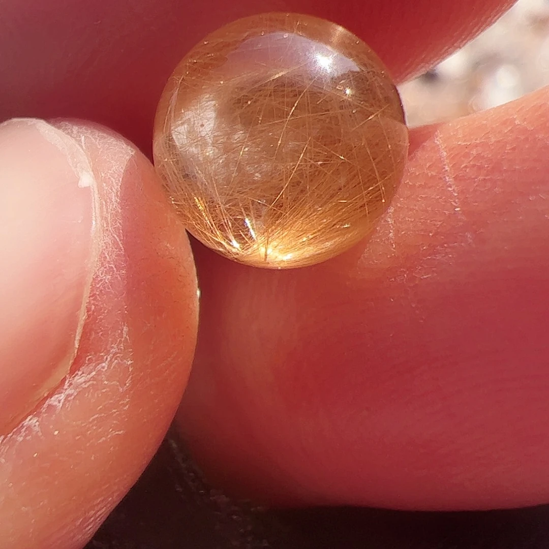 水晶金发晶未镶嵌